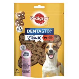 Pedigree Dentastix ChewyChunx Gusto Manzo Dual Clean Snack Per Igiene Orale Per Cani Mini 5-15 Kg Bustina 68Gr