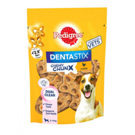 Pedigree Dentastix ChewyChunx Gusto Pollo Dual Clean Snack Per Igiene Orale Per Cani Mini 5-15 Kg Bustina 68Gr