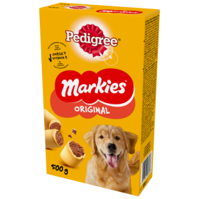 Pedigree Markies Gusto Carne Snack Alimento Complementare per Cane Formato 500 g