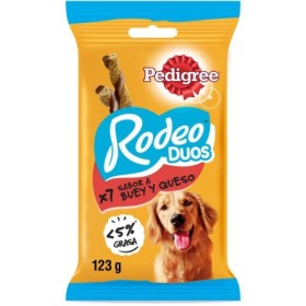 Pedigree Rodeo Duos Con Manzo e Formaggio Snack Crocchette Per Cani 7 Pezzi Bustina 123 Gr