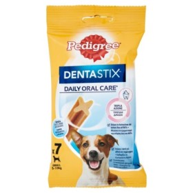 Pedigree Dentastix Daily Oral Care Tripla Azione Snack Per Igiene Orale Per Cani Piccoli 5 - 15 Kg 7 Pezzi Bustina 110 Gr
