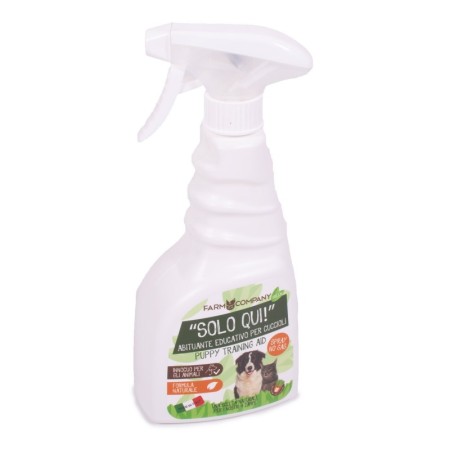 Farmcompany Green Solo Qui Educativo Abituante Naturale Ideale Per Cuccioli Flacone Spray 500 Ml