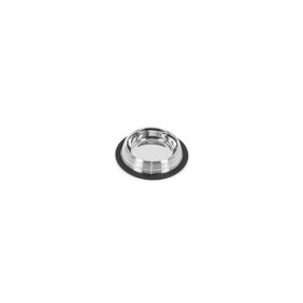 FarmCompany Ciotola Sole in Acciaio Inox con Base in Gomma con Diametro cm 17 capacit… 0,90 Lt 
