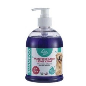 LeoPet Shampoo Manto Chiaro Con Fresia e Proteine Della Seta Per Cani Confezione Da 500 Ml
