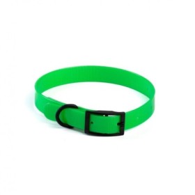 Collare Riflettente In Biothene Colore Verde Neon Collare Per Cani Dimensioni 60 x 2,5 Cm