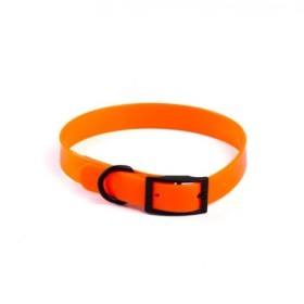 Collare Riflettente In Biothene Colore Arancio Neon Collare Per Cani Dimensioni 60 x 2,5 Cm
