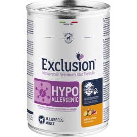 Exclusion Hypoallergenic Pork Pea Alimento Umido Dietetico Monoproteico per Cane Adulto All Breeds Formato 400 g