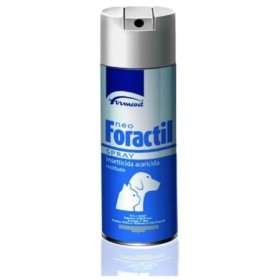 Formevet Neo Foractil Spray Antiparassitario Contro Acari Pulci e Pidocchi Per Cani Gatti Conigli e Uccelli Bombola Spray 200ml 