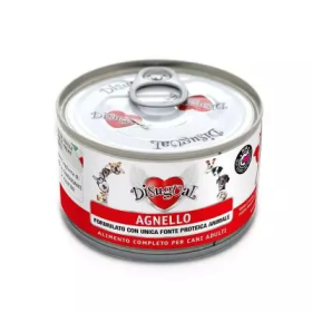 DISUGUAL Dog Mono Gusto Agnello Alimento Umido Completo per Cane Formato 150 g