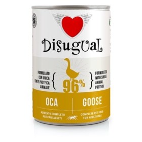 DISUGUAL Dog Mono Gusto Oca Alimento Umido Completo per Cane Formato 150 g