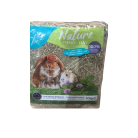 LEOPET NATURE FIENO AROMATIZ. ALLA MENTA 600 GR