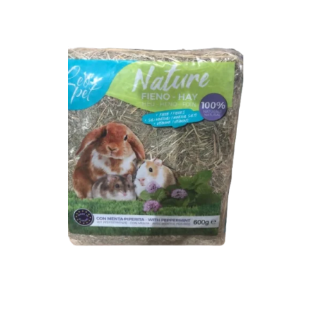 LEOPET NATURE FIENO AROMATIZ. ALLA MENTA 600 GR