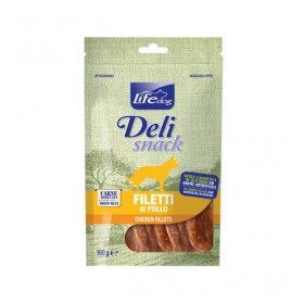 Life Dog Filetti di Pollo Gusto Pollo Alimento Umido Completo per Cane Formato 90 g