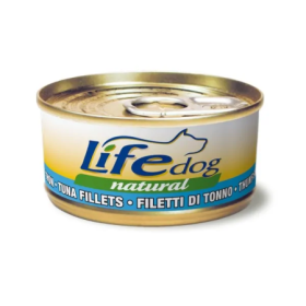 Life Dog Filetti Tonno Bonito Gusto Tonno Alimento Umido Completo per Cane Formato 90 g