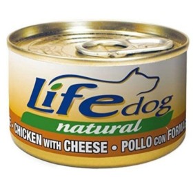 Life Dog Filetti Pollo e Formaggio Gusto Pollo Alimento Umido Completo per Cane Formato 90 g