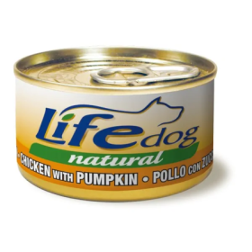 Life Dog Filetti Pollo e Zucca Gusto Pollo Alimento Umido Completo per Cane Formato 90 g