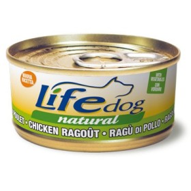 Life Dog Ragù di Pollo Gusto Pollo Alimento Umido Completo per Cane Formato 170 g