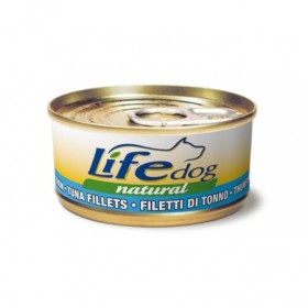 Life Dog Filetti di Tonno Gusto Tonno Alimento Umido Completo per Cane Formato 170 g
