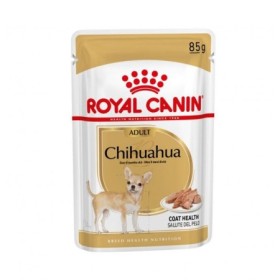 Royal Canin Cane Breed Chihuahua Adult Gusto Carne Alimento Umido per  per CaniChihuahua 8 mesi + Formato Busta da 85 gr
