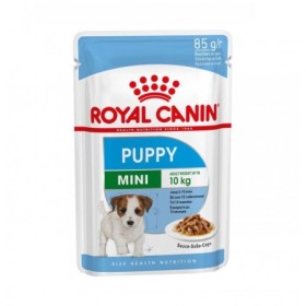 Royal Canin Size Wet Mini Puppy  Bocconcini in Salsa Alimento Umido Completo Cani Taglia Piccola fino ai 10 mesi Busta da 85 gr