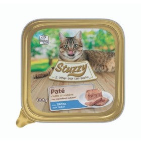 Stuzzy Cat Patè Gusto Trota Alimento Umido per Gatti Formato  Vaschetta 100 gr