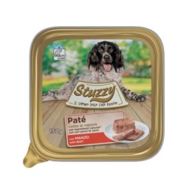 Stuzzy  Dog Patè Gusto Manzo Alimento Umido Completo per Cani con Vitamine e Minerali Formato  Vaschetta 150 gr