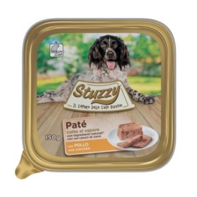 Stuzzy  Dog Patè Gusto Pollo Alimento Umido Completo per Cani con Vitamine e Minerali Formato  Vaschetta 150 gr