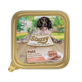 Stuzzy  Dog Patè Gusto Salmone Alimento Umido Completo per Cani con Vitamine e Minerali Formato  Vaschetta 150 gr