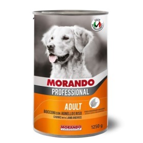 Morando Migliorcane Bocconi Agnello e Riso Alimento Umido Completo per Cane Adulto Formato 1 250 g