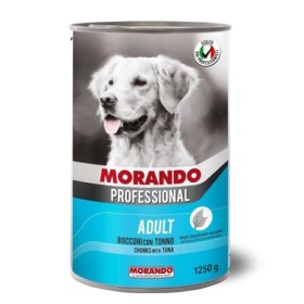 Morando Migliorcane Bocconi Tonno Alimento Umido Completo per Cane Adulto Formato 1 250 g