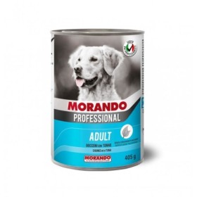 Morando Migliorcane Bocconi Tonno Alimento Umido Completo per Cane Adulto Formato 405 g