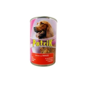 Patrik Bocconcini Manzo Alimento Umido Completo per Cane Gusto Manzo Formato 405 g