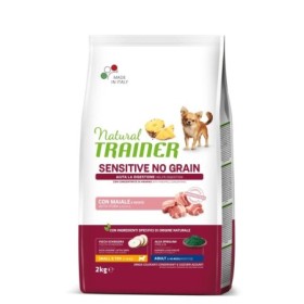 Natural Trainer Sensitive No Grain Small & Toy Adult Cane Maiale Crocchette Cibo Secco Cani Adulti di piccola Taglia/Toy 800 Gr