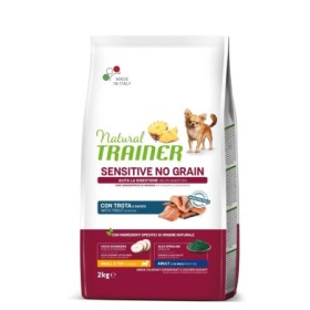 Natural Trainer No Grain Small/Medium Adult Gusto Trota Alimento Secco Completo per Cane Adulto Formato 2 kg