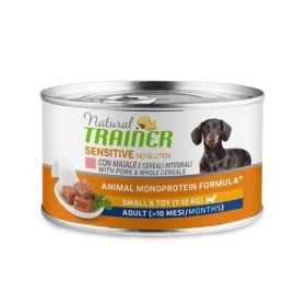 Natural Trainer Dog Sensitive Gusto Pork Alimento Umido Completo per Cane Adulto Formato 150 g