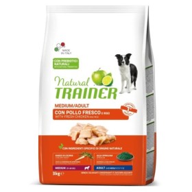 Natural Trainer Cane Mantenimento Medium Adult Gusto Pollo Crocchette  per Cani Adulti di Taglia Media Sacco 3 Kg