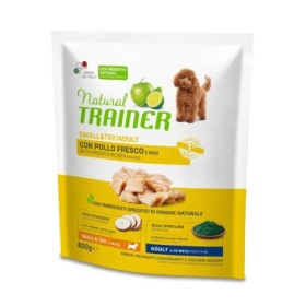 Natural Trainer Cane Mantenimento Small & Toy Adult  Gusto Pollo Crocchette per Cani Adulti Toy e di Taglia Piccola Busta 800 gr