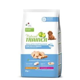 Natural Trainer Cane Mantenimento Small & Toy Puppy e Junior Pollo Crocchette Cuccioli Toy /Taglia Piccola fino a 12 m 2 kg