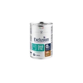 Exclusion Cane Monoprotein Veterinary Diet Diabetic Adulto Maiale,Sorgo,Piselli Alimento Umido Cani con  Diabete Mellito 400 gr