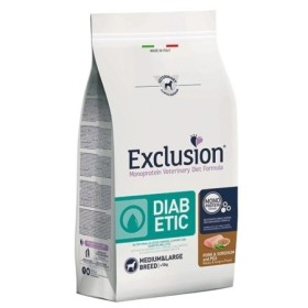 Exclusion Cane Monoprotein Veterinary Diet Diabetic Adulto Medium&Large  Maiale e Piselli  per Cani con  Diabete Mellito 2kg