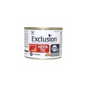 Exclusion Dog Hepatic Gusto Maiale Alimento Secco Dietetico per Cane Adulto Tutte le Taglie Formato 200 g