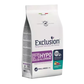 Exclusion Hypoallergenic Dog Small Cervo Alimento Secco Dietetico Monoproteico per Cane Adulto di Taglia Piccola 2 kg