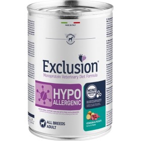 Exclusion Hypoallergenic Venison Potato Alimento Umido Dietetico Monoproteico per Cane Adulto All Breeds Formato 400 g