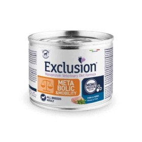 Exclusion Metabolic Mobility Pork Fibres Alimento Umido Dietetico Monoproteico per Cane Adulto All Breeds Formato 400 g