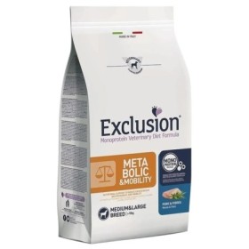 Exclusion Metabolic Mobility Pork Fibres Alimento Secco Dietetico Monoproteico per Cane Adulto Medium/L Formato 2 kg