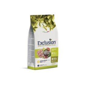 Exclution Mediterraneo Monoproteico Cane Adult Medium Breed Noble Grain Gusto Pollo Crocchette per Cani Adulti Sacco 3 kg