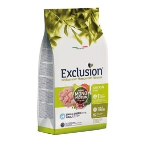Exclution Mediterraneo Monoproteico Cane Adult Small Breed Noble Grain Gusto Pollo Crocchette per Cani Adulti Busta 500 gr