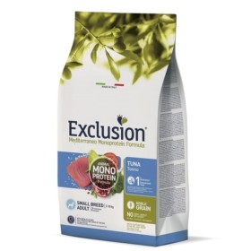 Exclusion Mediterraneo Gusto Tonno Alimento Secco Completo per Cane Adulto Taglia Piccola Formato 500 g