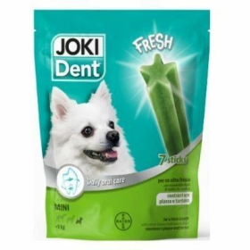 Joki Dent Fresh Mini Snack Igiene Orale Alito Fresco Formato 98 g Per Cani Mini