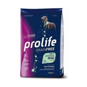 Prolife Dog Grain-Free Sensible Mini Gusto Sogliola/Pesce Alimento Umido Completo per Cane Adulto di Taglia Piccola Formato 2kg